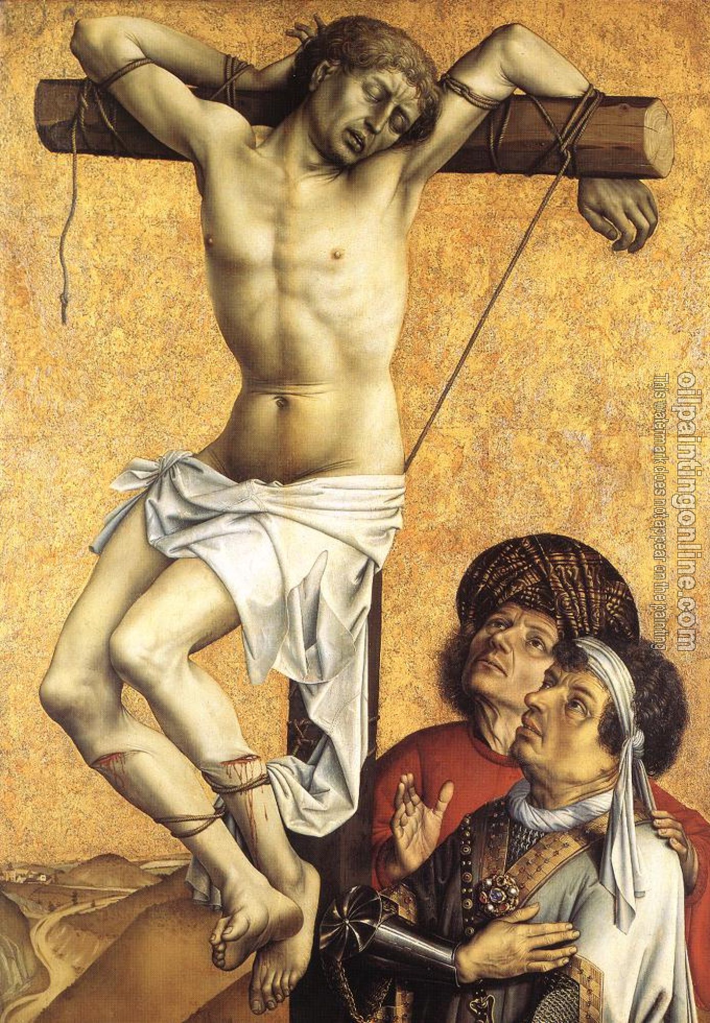 Robert Campin - The Crucified Thief